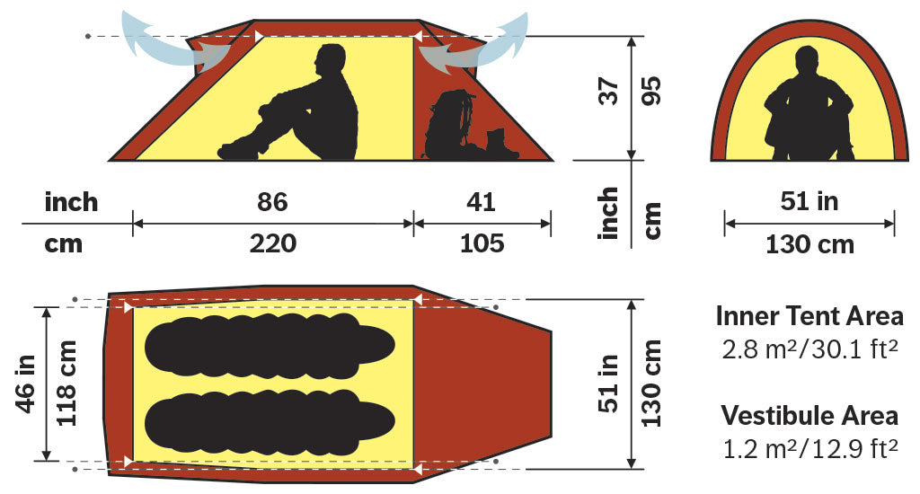 Hilleberg Nammatj 2 Hiking Tent - Find Your Feet Australia Hobart Launceston Tasmania