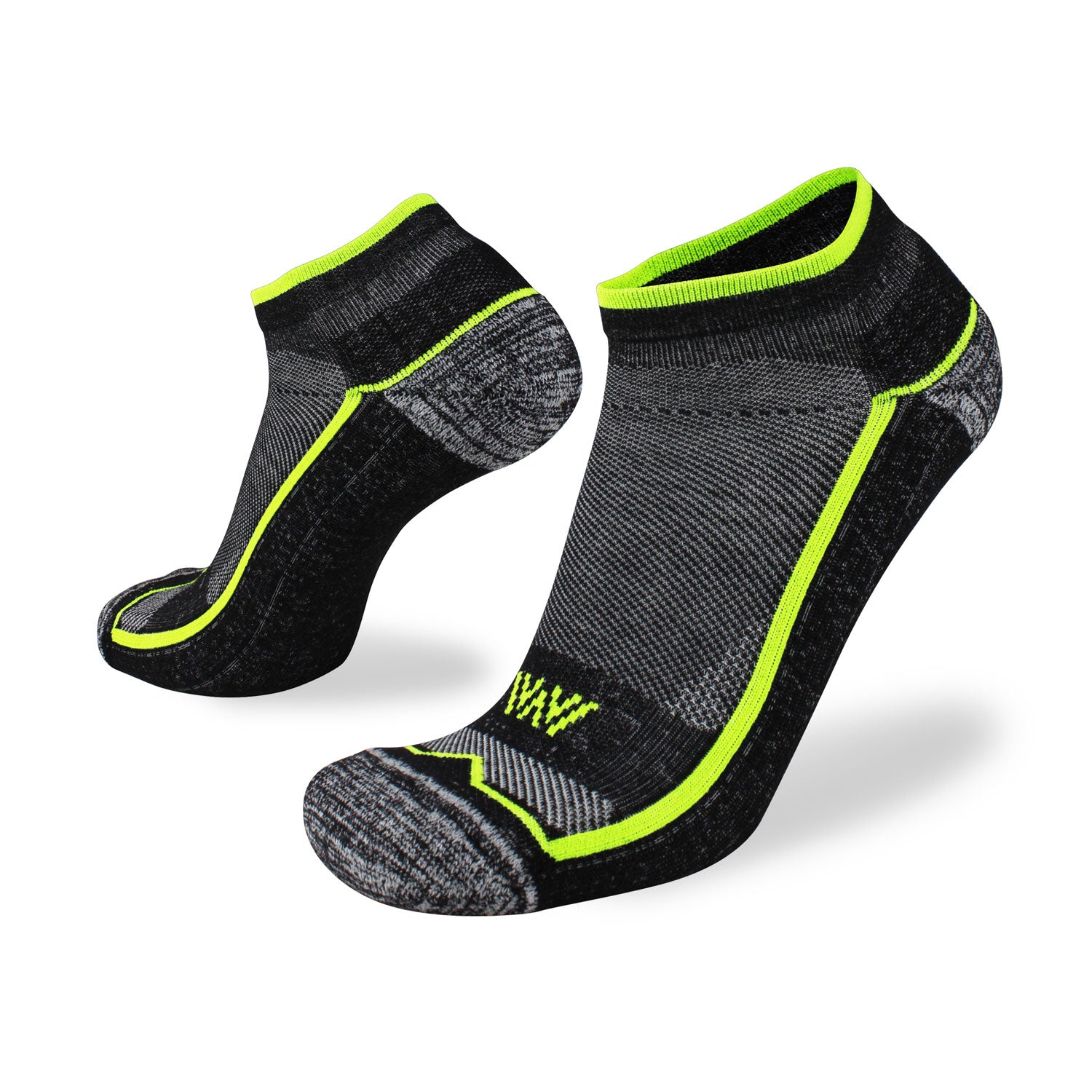 Wilderness Wear Merino 10k Trail Socks (Men's) - Black Lime - Find Your Feet Australia Hobart Launceston Tasmania