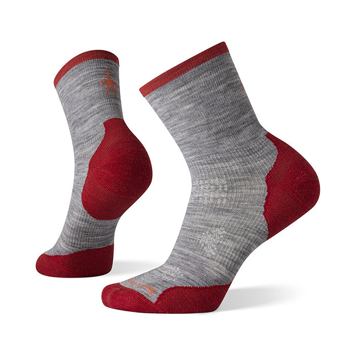 Smartwool Run Cold Weather Mid Crew Socks (Women's) - Light Gray - Find Your Feet Australia Hobart Launceston Tasmania