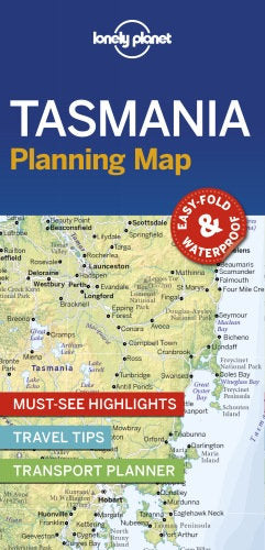 Lonely Planet: Tasmania Planning Map - Find Your Feet Australia Hobart Launceston Tasmania