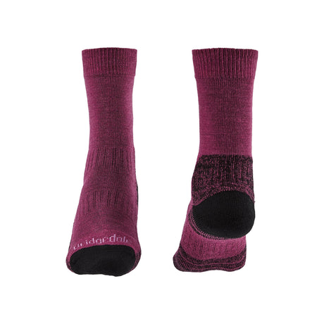 Bridgedale Hike Lightweight Performance Boot Socks (Women's) - Berry - Find Your Feet Australia Hobart Launceston Tasmania