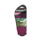 Bridgedale Hike Lightweight Performance Boot Socks (Women's) - Berry - Find Your Feet Australia Hobart Launceston Tasmania